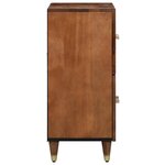 vidaXL Buffet avec porte Marron 60 x 33 x 75 cm Bois de mangue massif