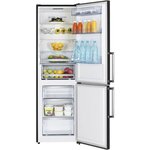 Hisense rb400n4afd - réfrigérateur congélateur bas - 322l (222l+100l) - foid ventilé - l59.5 x h188.2 - black inox