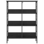vidaXL Étagère Chêne noir 82 x 32 x 112 cm Bois d'ingénierie