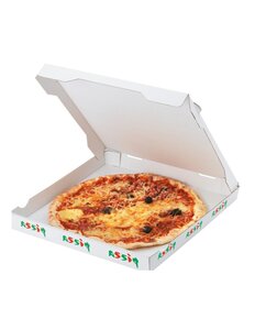 (lot  de 100 boîtes) boîte à pizza standard 40 x 40 x 3 5cm