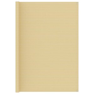 vidaXL Tapis de tente beige 250x200 cm PEHD