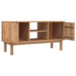 vidaXL Meuble TV OTTA 113 5x43x57 cm Bois de pin massif