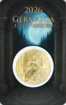 Monnaie GERMANIA Queen on the Throne 1/2 Oz Or 50 Mark Germania 2026 (PRÉCOMMANDE)