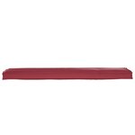 vidaXL Coussins de Palette pour Banc 2 Pièces Rouge Vin 180x40x8 cm Tissu Oxford