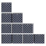 vidaXL Boîtes de rangement pliables 10 Pièces 32x32x32 cm tissu intissé