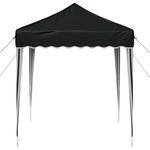 vidaXL Tente de fête pop-up 195 x 195 x 245 cm Anthracite Tissu Oxford