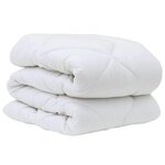 vidaXL Couettes & Duvets Blanc 135 x 220 cm Microfibre