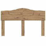 vidaXL Tête de lit Chêne artisanal 140 cm Bois d'ingénierie