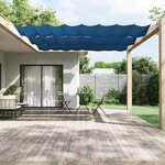 vidaXL Auvent vertical Bleu 180x800 cm Tissu oxford