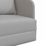 vidaXL Canapé-Lit Gris nuage 65 x 80 x 83 cm tissu