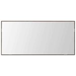 vidaXL Miroir de salle de bain Chêne marron 80 x 8 5 x 37 cm
