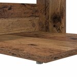 vidaXL Table d'appoint Bois ancien 40 x 38 x 62 5 cm Bois d'ingénierie