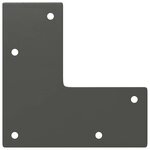 vidaXL Pieds en épingle à cheveux pour table basse 4 pièces Anthracite 30 cm Acier massif