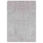 vidaXL Tapis Shaggy Anti-dérapant Gris 240 x 340 cm PP