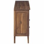 vidaXL Buffet avec tiroir Naturel 100 x 30 x 68 cm Bois de teck massif