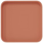 vidaXL Plateau carré à fleurs 6 Pièces Rouge brique 21 x 21 x 2 cm