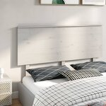 vidaXL Tête de lit Blanc 154x6x82 5 cm Bois massif de pin