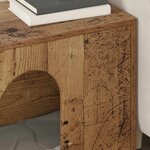 vidaXL Maison pour chat Bois ancien 51 x 30 x 52 cm Bois d'ingénierie