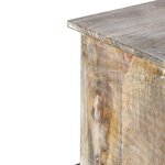 vidaXL Meuble TV Bois de manguier massif