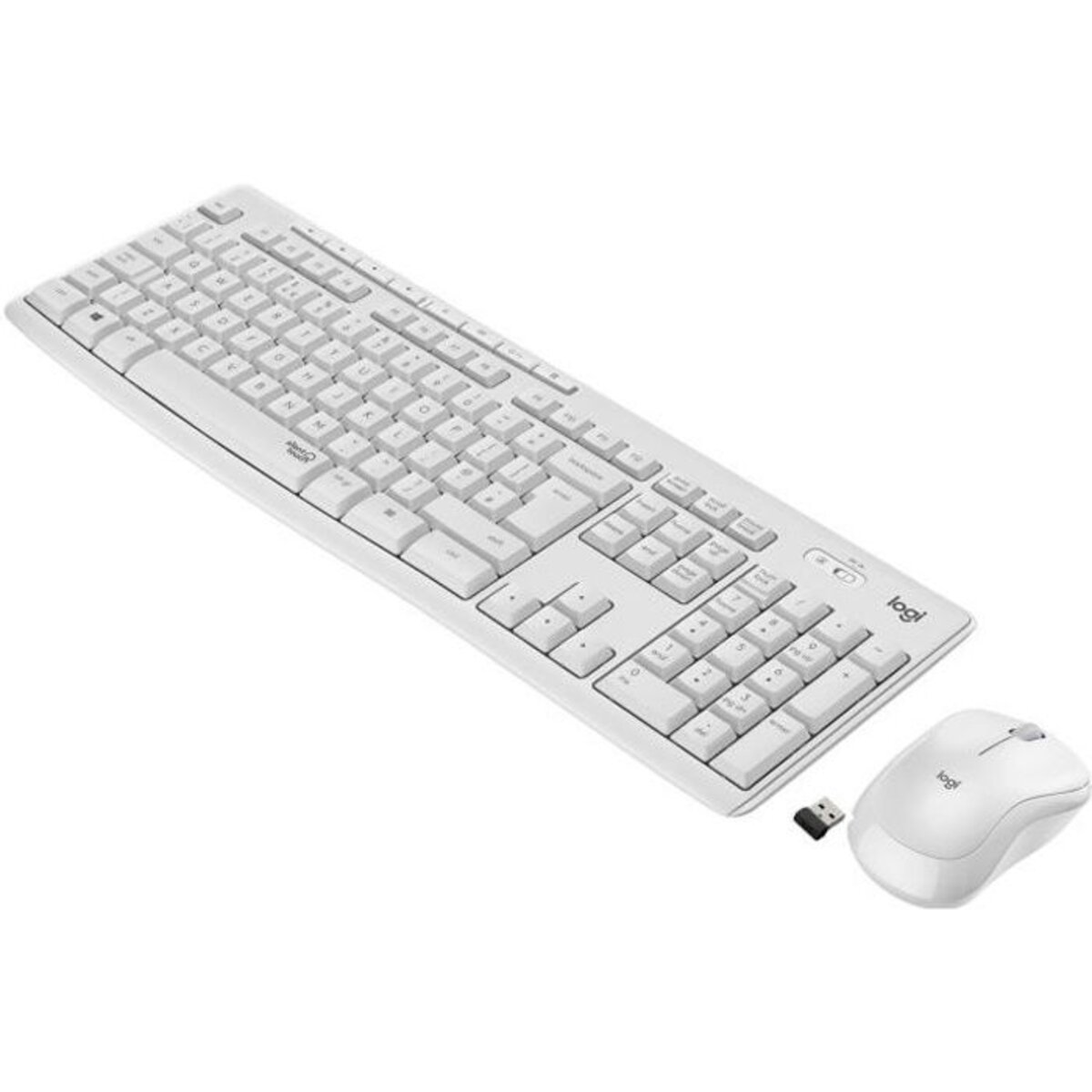 Pack clavier souris - sans fil - logitech - mk295 - silenttouch - pavé  numérique - clavier azerty français - blanc - La Poste