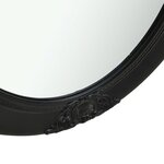 vidaXL Miroir mural style baroque 50x60 cm noir