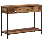 vidaXL Table console Bois ancien 100 x 34.5 x 75 cm Bois d'ingénierie