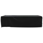 vidaXL Housse de salon de jardin noir 350x260x90 cm oxford 420D