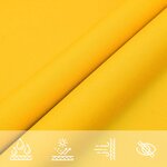 vidaXL Voile de parasol tissu oxford rectangulaire 2 5x4 5 m jaune