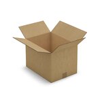 Caisse carton brune double cannelure renforcée raja 38 5x28 5x27 cm (lot de 10)