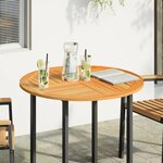 vidaXL Dessus de table Ø90x2 2 cm rond bois massif d'acacia
