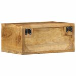 VidaXL Meuble TV mural 40x30x19 cm bois massif de manguier brut