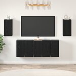 vidaXL Ensemble meuble TV 7 Pièces Chêne noir 30.5 x 30 x 60 cm