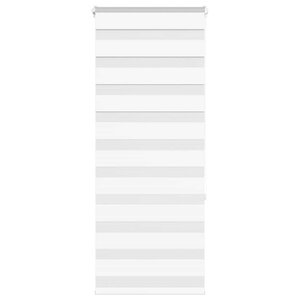 vidaXL Store zèbre blanc 60x150 cm largeur du tissu 55 9 cm polyester