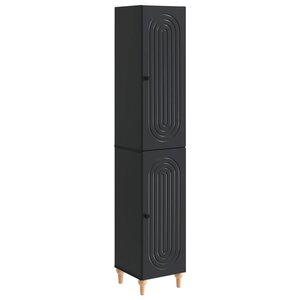 vidaXL Ensemble de Meubles 2 Pièces Noir Bois d'ingénierie