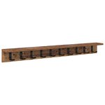 vidaXL Porte-manteau mural Bois ancien 100 x 10 5 x 10 5 cm