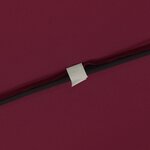 Parasol carré vidaXL 295x245 cm Bordeaux