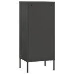 vidaXL Armoire de rangement Anthracite 42 5x35x101 5 cm Acier