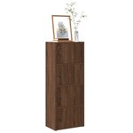 vidaXL Bibliothèque chêne marron 40x24x102 cm bois d'ingénierie