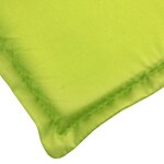 vidaXL Coussin de chaise longue vert vif 200x70x3 cm tissu oxford