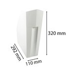 Porte-revues The Magazine Office - Blanc - X 3 - Exacompta