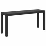 vidaXL Ensemble de salle à manger pour jardin 3 Pièces Anthracite Acier