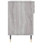 vidaXL Banc à chaussures sonoma gris 102x35x55 cm bois d'ingénierie