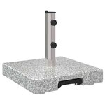 vidaXL Pied de parasol Gris 41 x 41 x 37 cm Granite