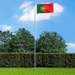 Vidaxl drapeau portugal 90x150 cm