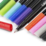 BIC Intensity Stylos Feutres Pointe Fine (0,8 mm) - Couleurs Assorties, Pochette de 10