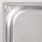 Bac gastro inox 18/10 gn 1/2 - h 65 mm - vogue -  - inox4 265x65x325mm