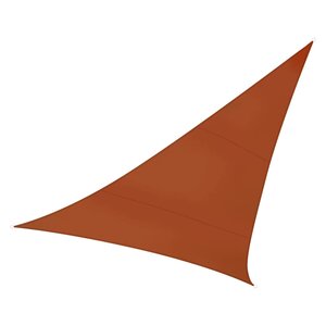 Perel Voile d'ombrage triangulaire 3 6 m terre cuite