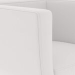 vidaXL Tabouret de bar Blanc Similicuir