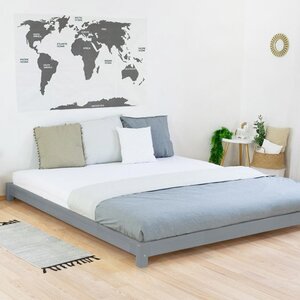 Lit double TATAMI 180 x 200 gris