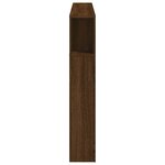 vidaXL Tête de lit à LED chêne marron 160x18 5x103 5cm bois ingénierie